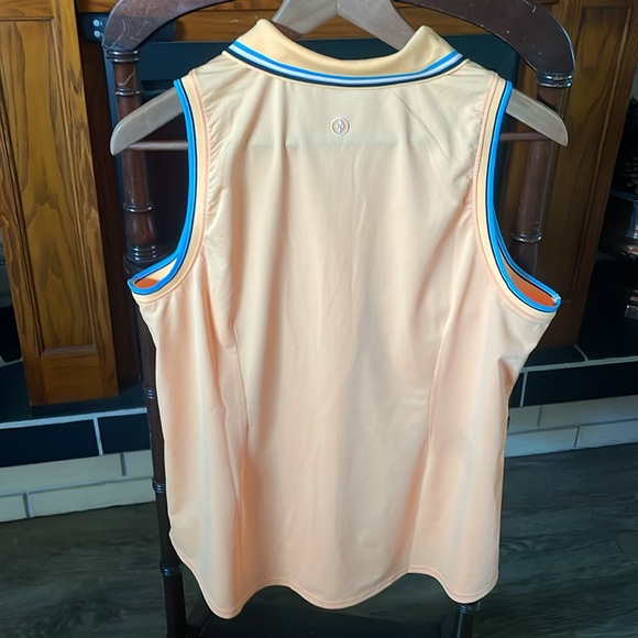 GOLF SHIRT XL brand new, peach, black and sky blue - Picture 6 of 9